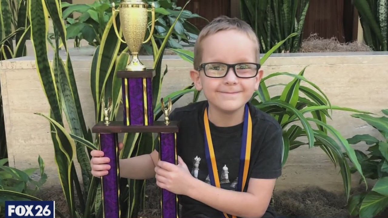 7-year-old chess prodigy has sights set on being a world champion
