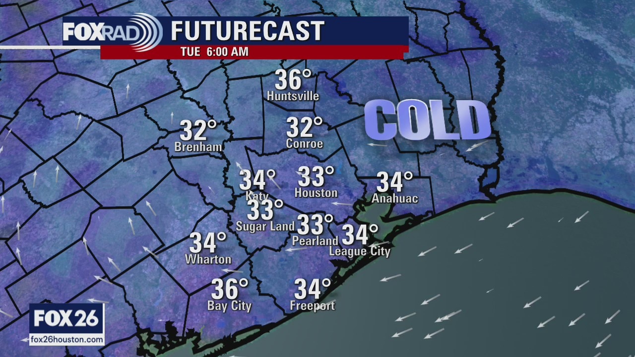 Monday Evening Weather Forecast