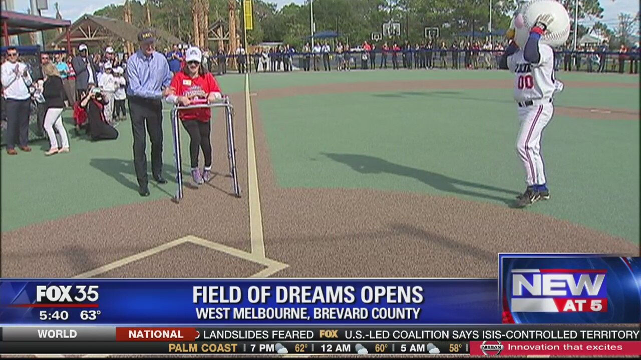 Brevard baseball field for special needs athletes