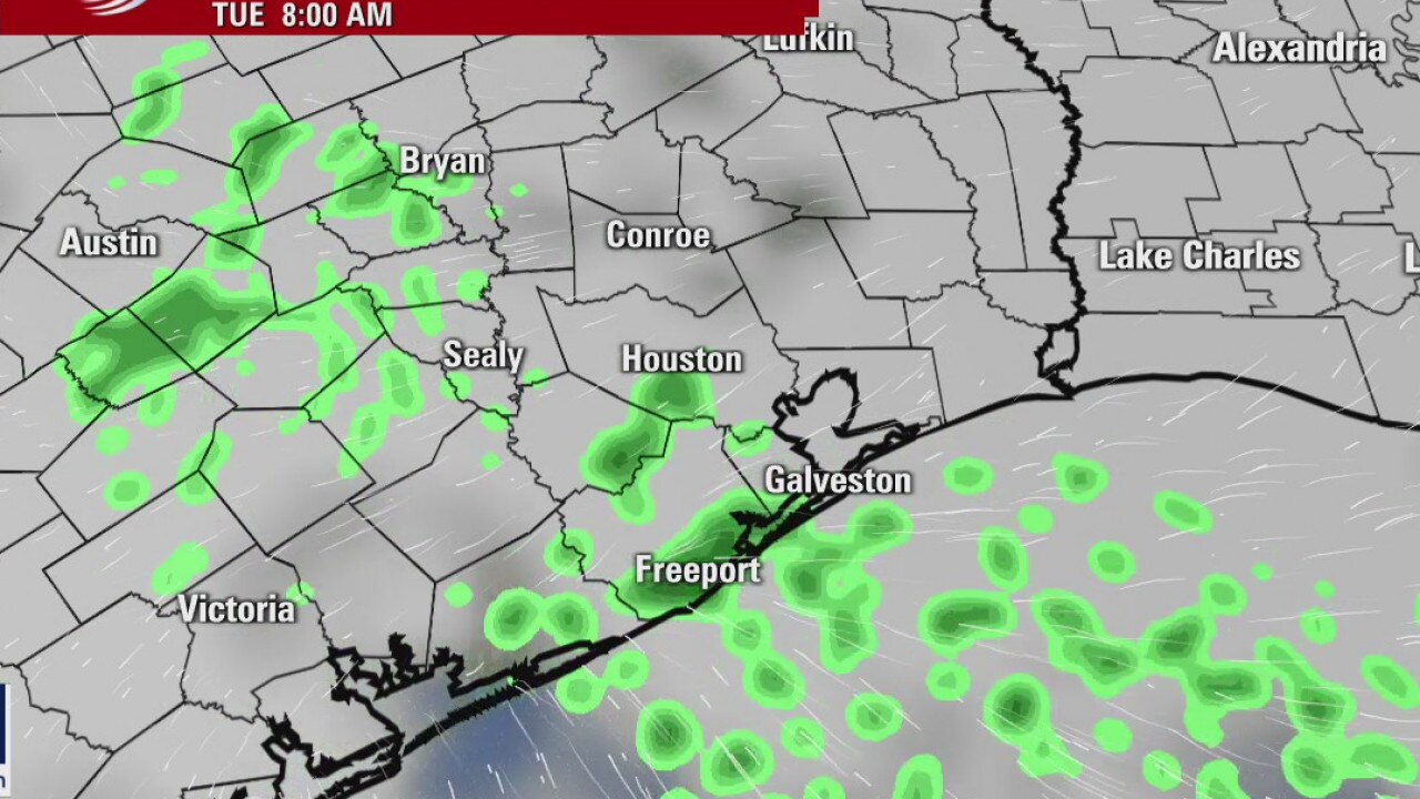 Tuesday morning weather forecast
