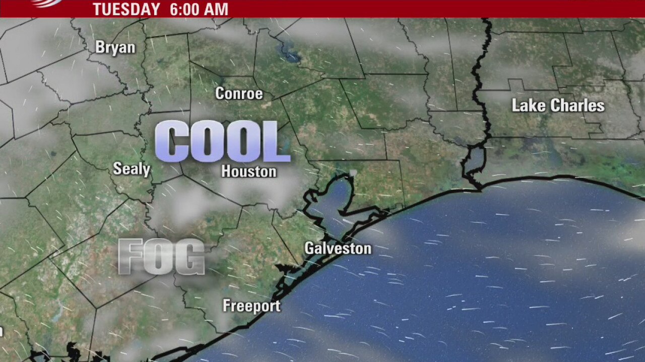 Tuesday morning weather forecast