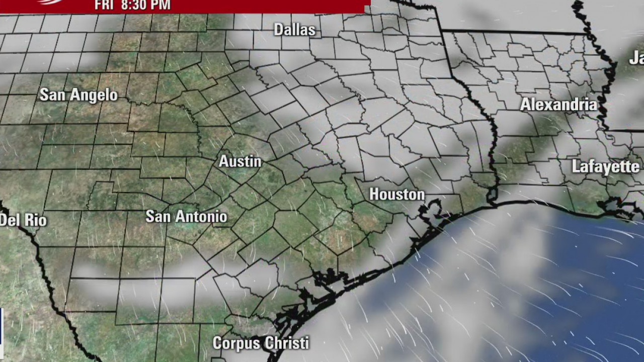 Friday evening weather forecast