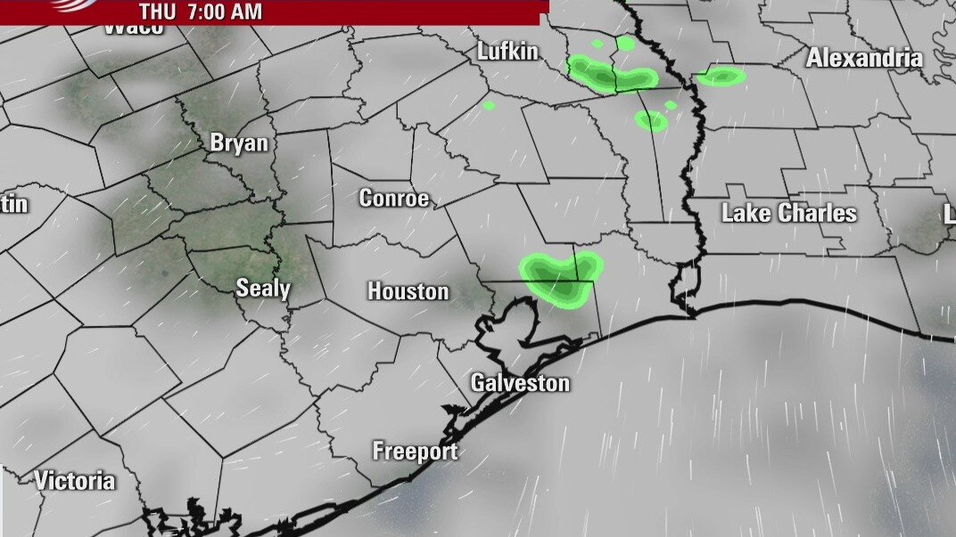 Thursday morning weather forecast
