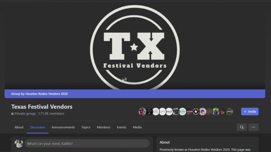 Houstonian creates Facebook group to help rodeo vendors