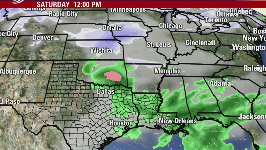 Saturday morning weather forecast