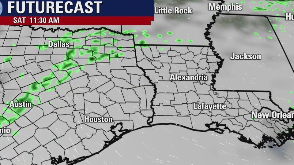 Saturday weather forecast
