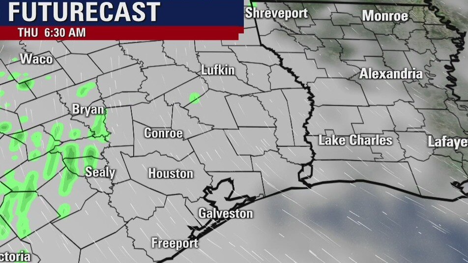 Thursday morning weather forecast