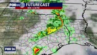Overnight showers and storms