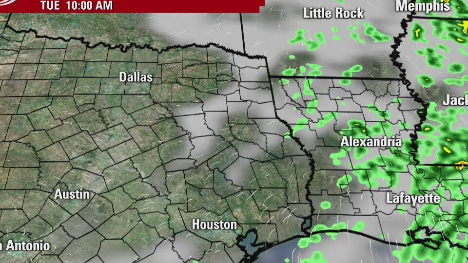 Tuesday morning weather forecast