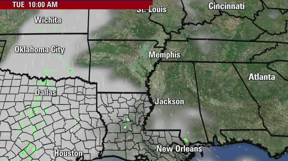 Tuesday morning weather forecast