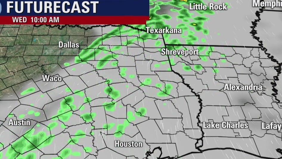 Wednesday morning weather forecast