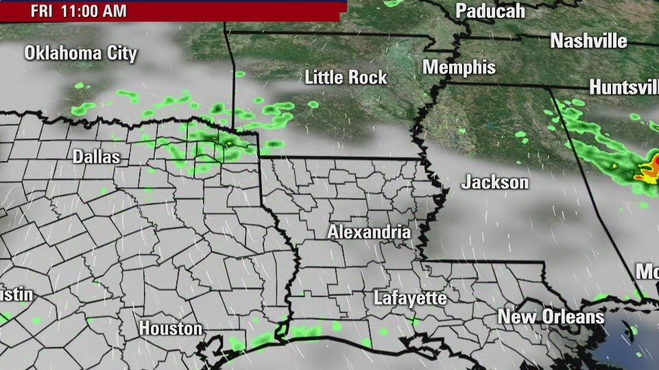 Friday morning weather forecast