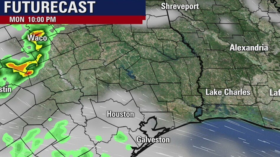 Monday evening weather forecast