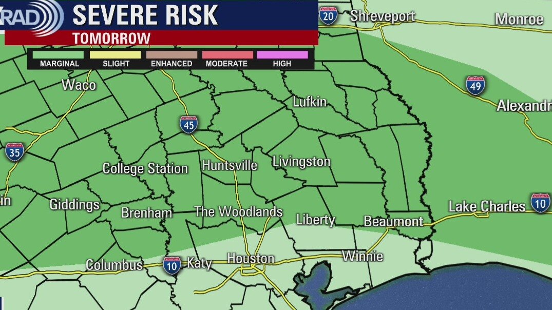 Thursday evening weather forecast