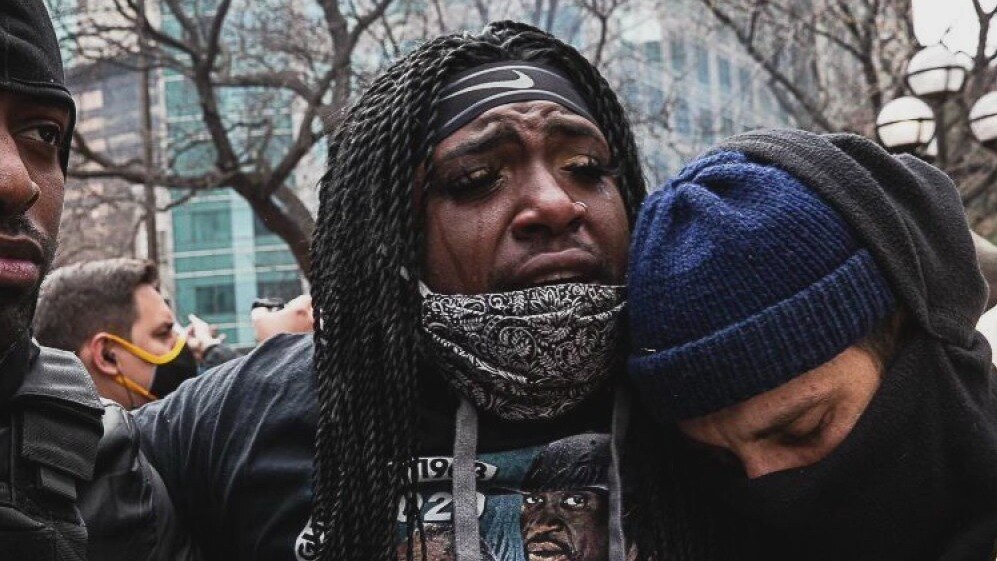 Houston photographer captures images of Chauvin trial verdict reactions