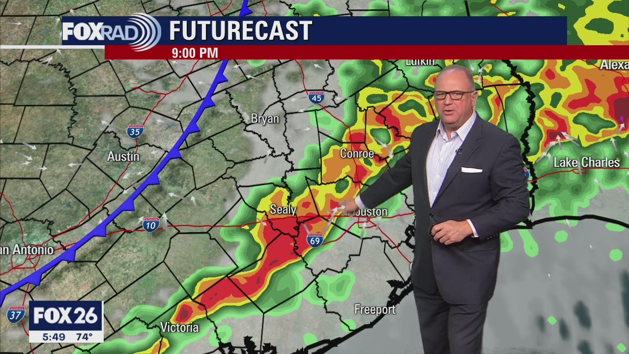 Friday evening weather forecast