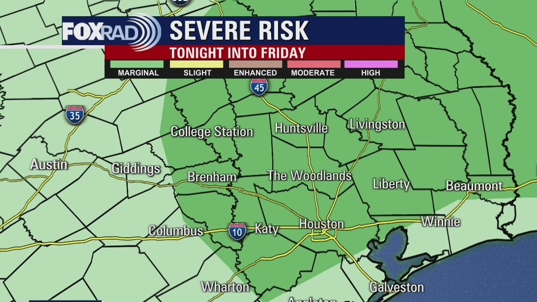 Thursday evening weather forecast