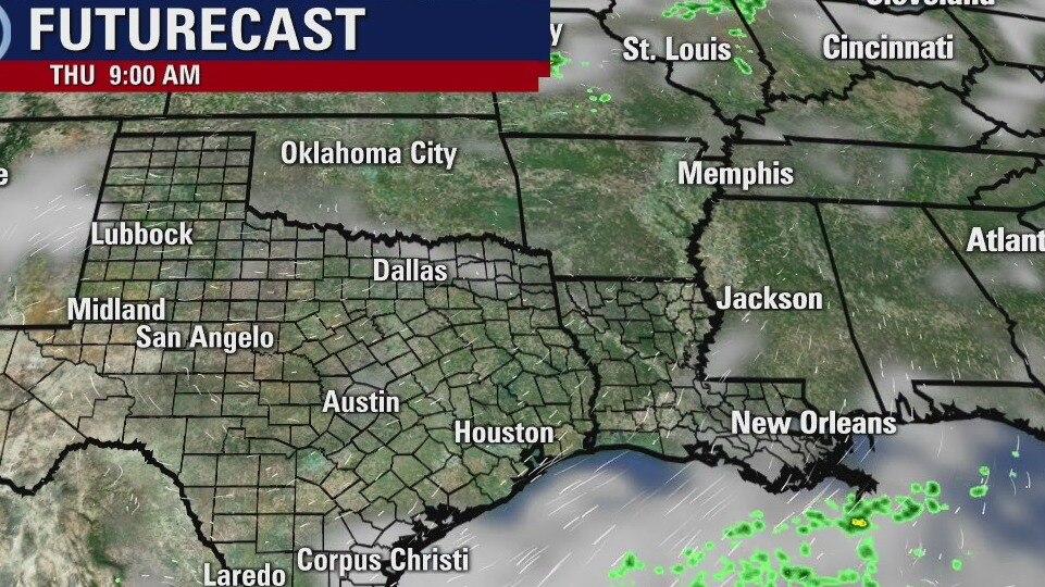 Thursday morning weather forecast