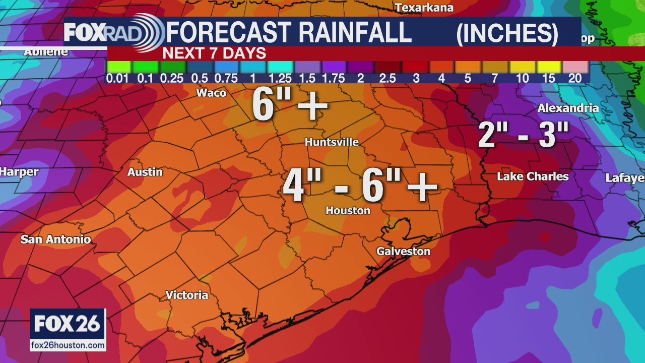 Houston-area weather forecast 5/16