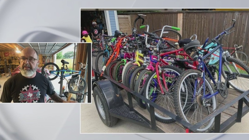 Local charity making good use of old bicycles