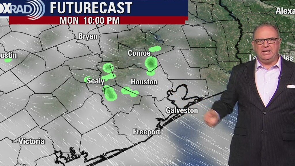 Monday evening weather forecast