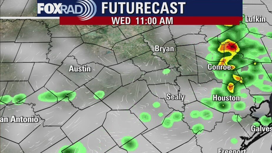 Wednesday morning weather forecast