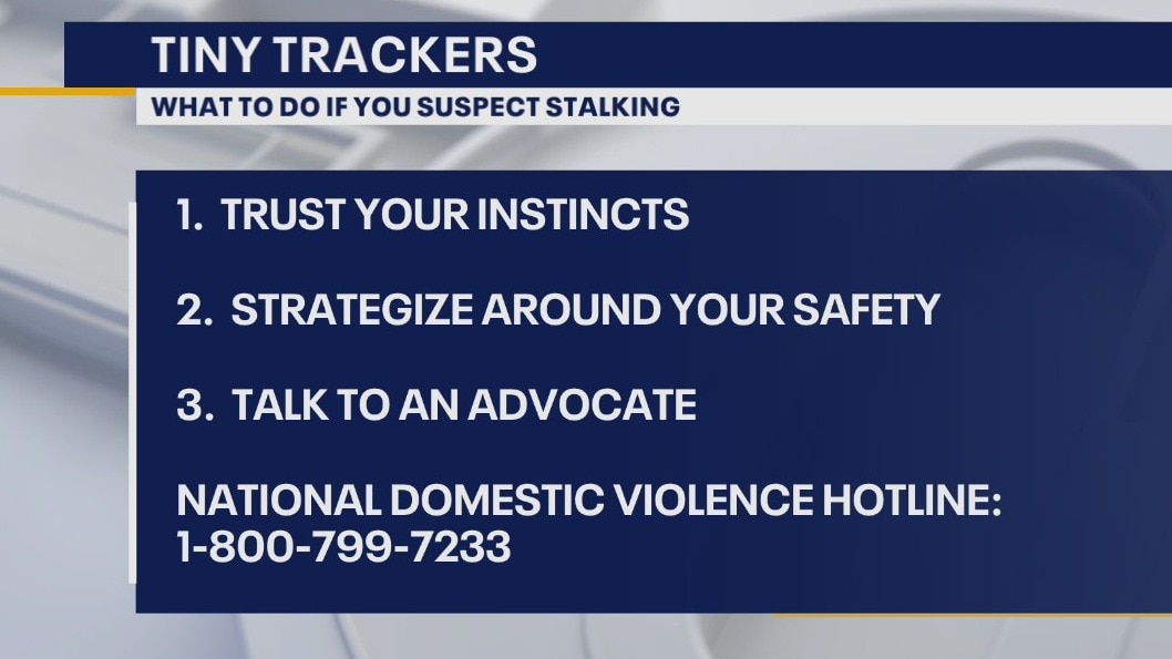 Warning about tracking devices