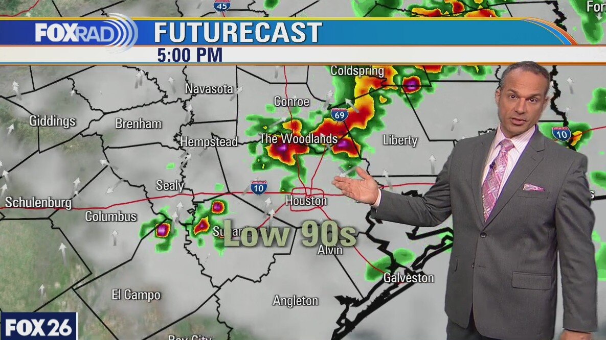 Monday weather forecast