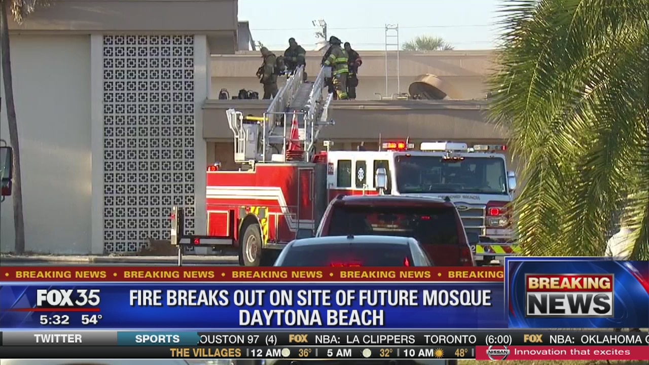 Fire at future mosque site in Daytona Beach