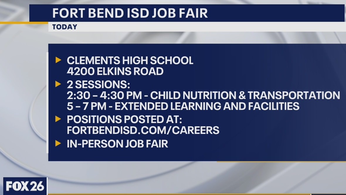 Fort Bend ISD job fair