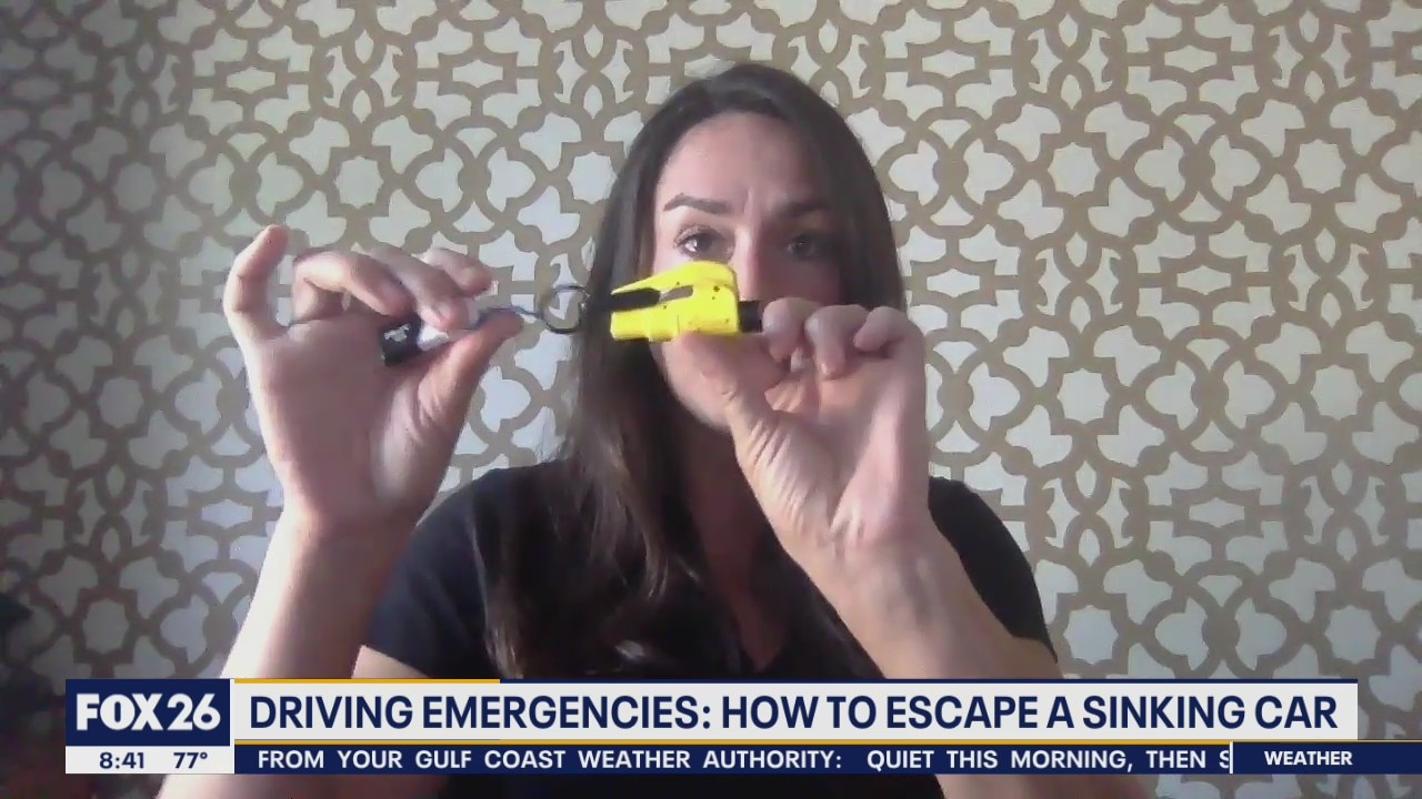 Driving emergencies: How to escape a sinking car