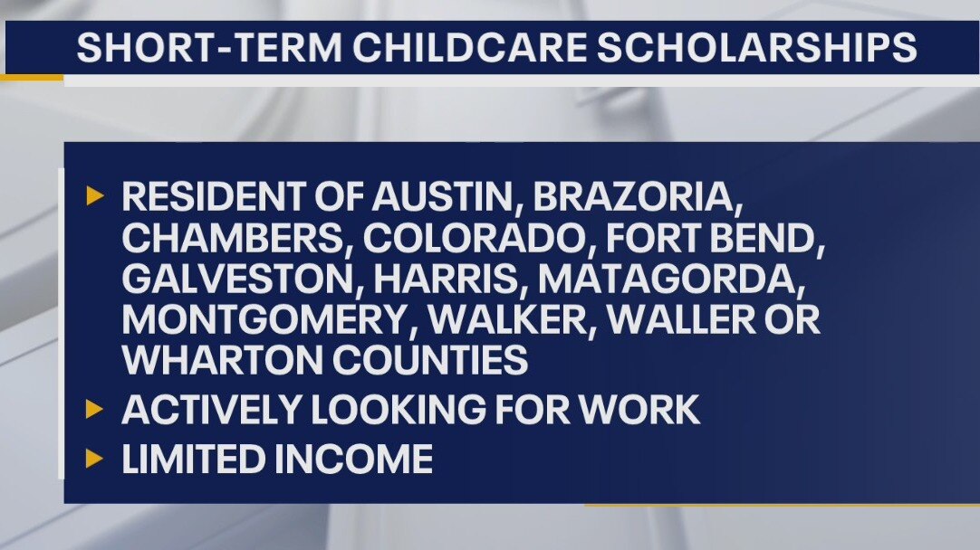 How Houston-area parents can apply for short-term childcare scholarships