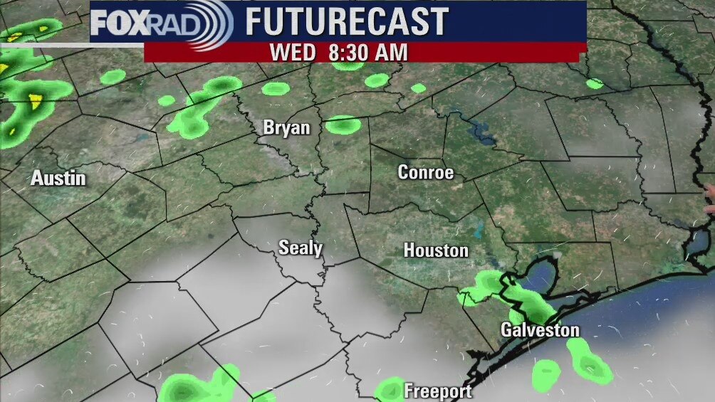 Wednesday morning weather forecast