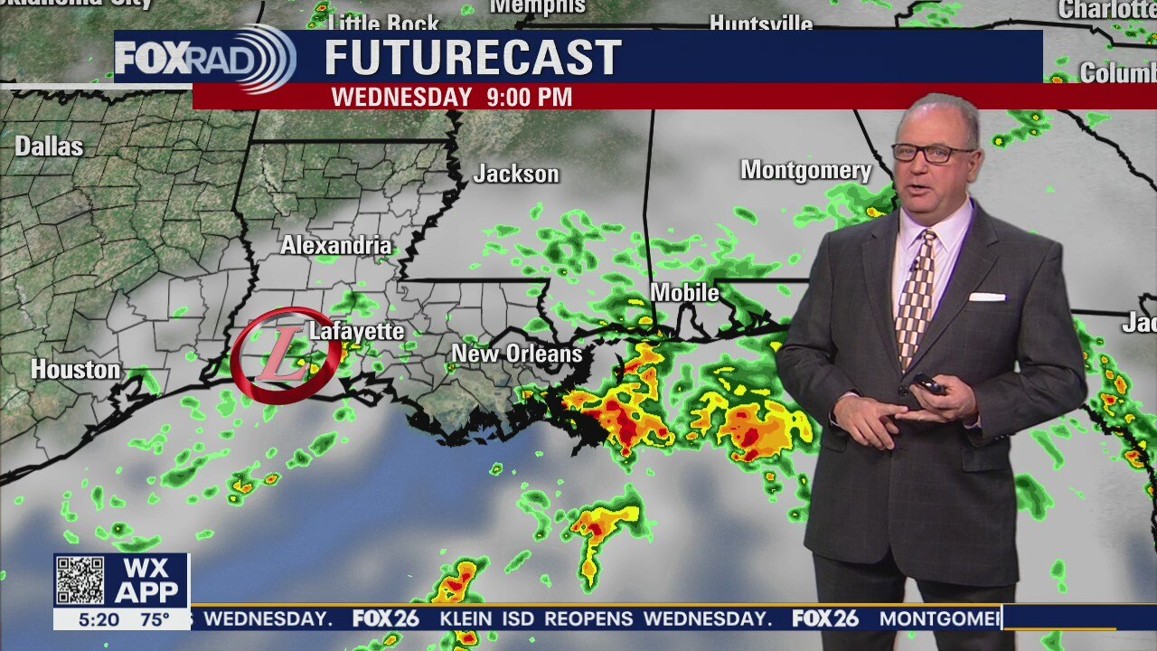 Tuesday Evening Weather Forecast