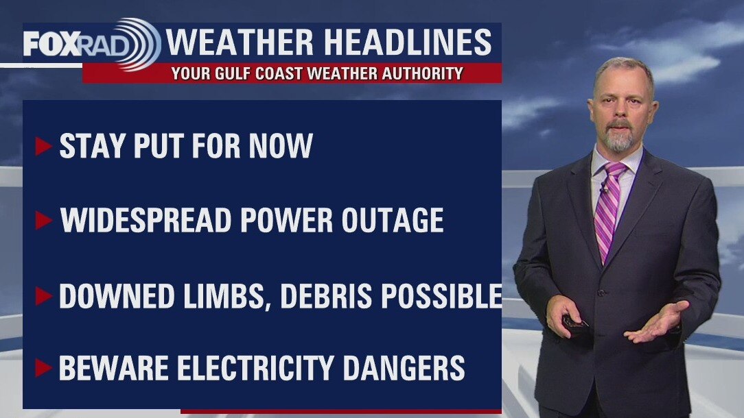 Nicholas latest: Bayou levels, rainfall amounts, watches & warnings
