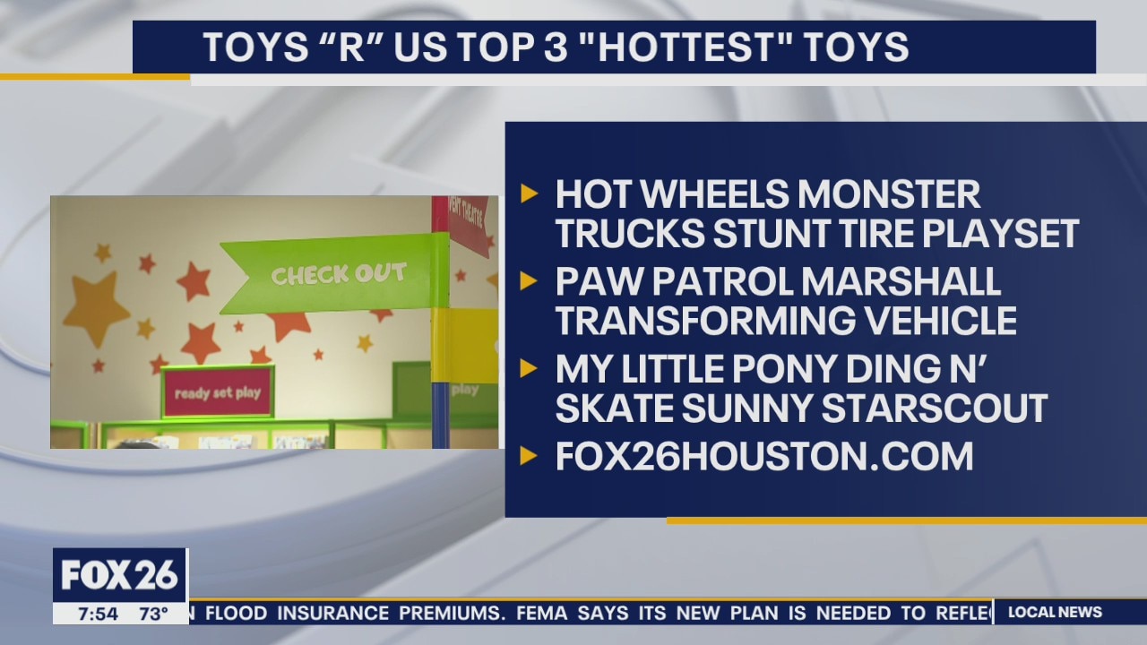 Which toys made Geoffrey's Hot Toy List