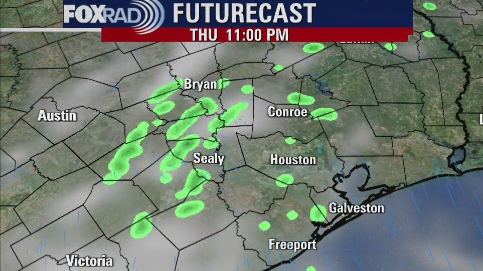 Thursday evening weather forecast