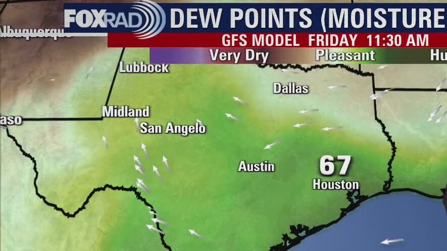 Friday morning weather forecast