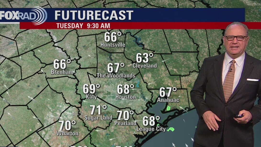 Tuesday morning weather forecast