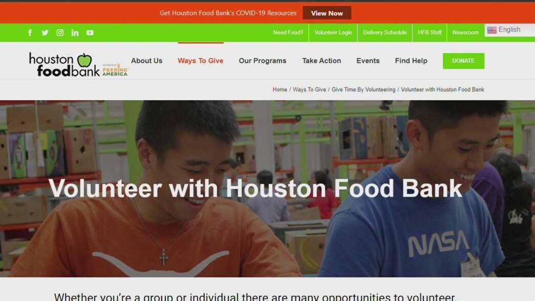 Giving back with Houston Food Bank this holiday season