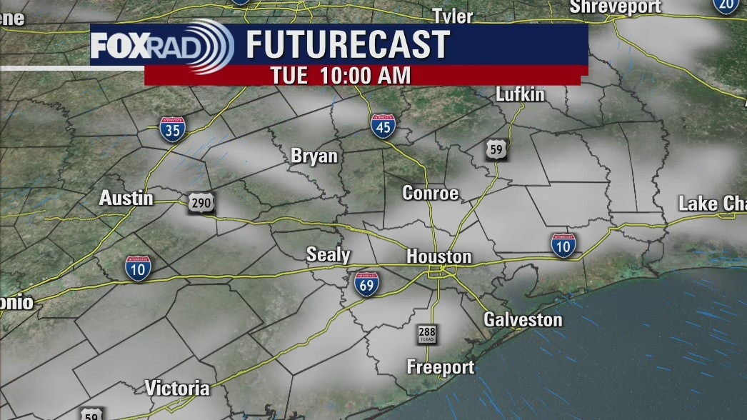 Tuesday morning weather forecast