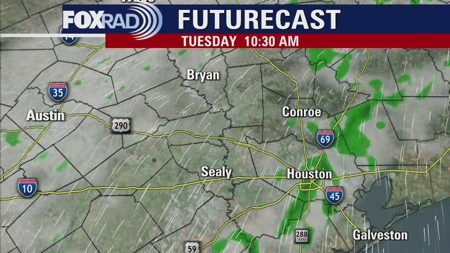 Tuesday morning weather forecast