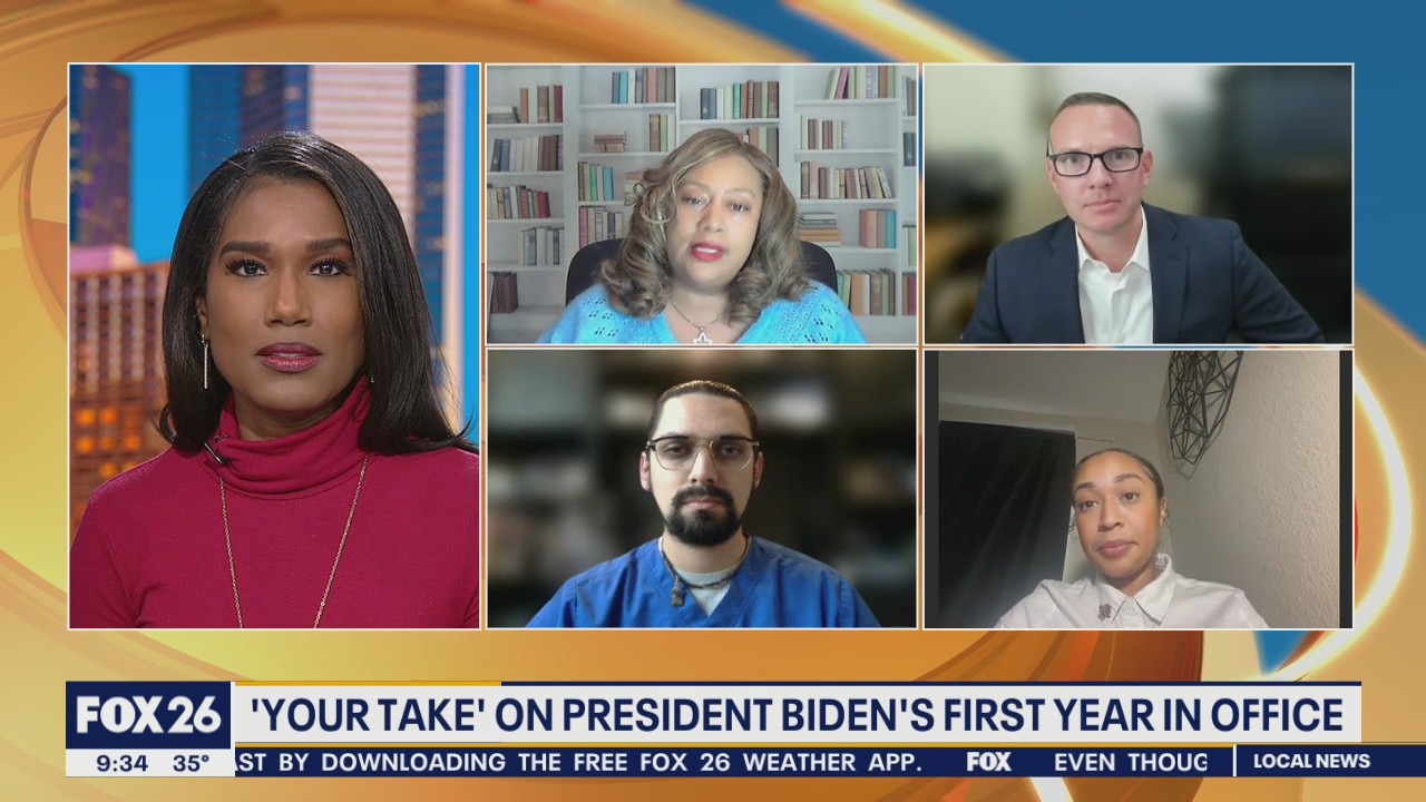 Voters share their thoughts about President Biden's first year in office