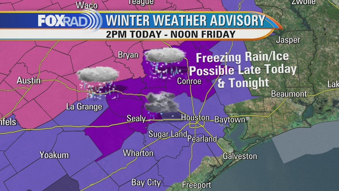 Cold and windy Thursday in Southeast Texas