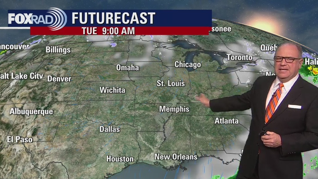 Tuesday morning weather forecast