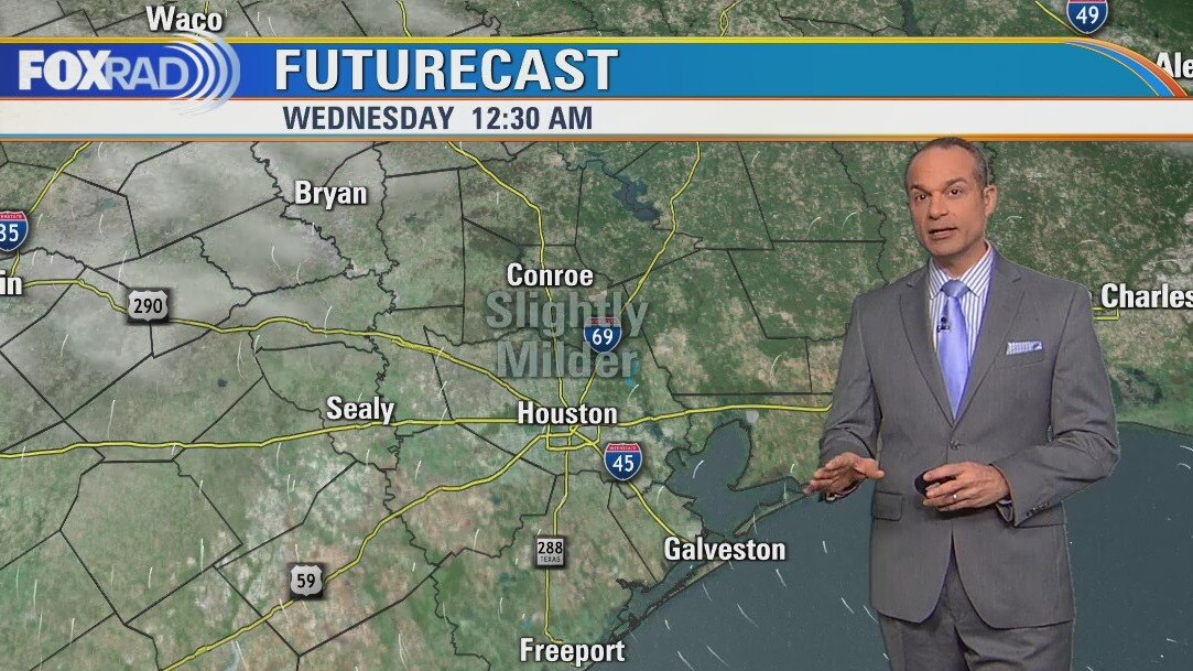 Tuesday afternoon weather forecast
