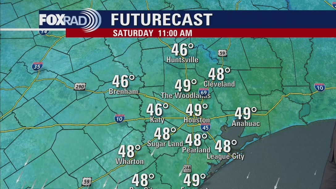 Saturday morning weather forecast