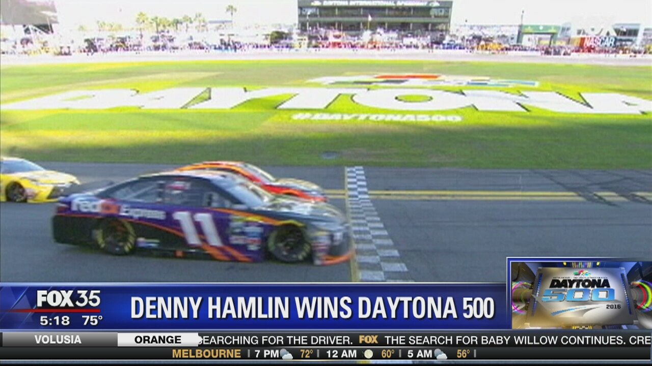 Denny Hamlin wins Daytona 500