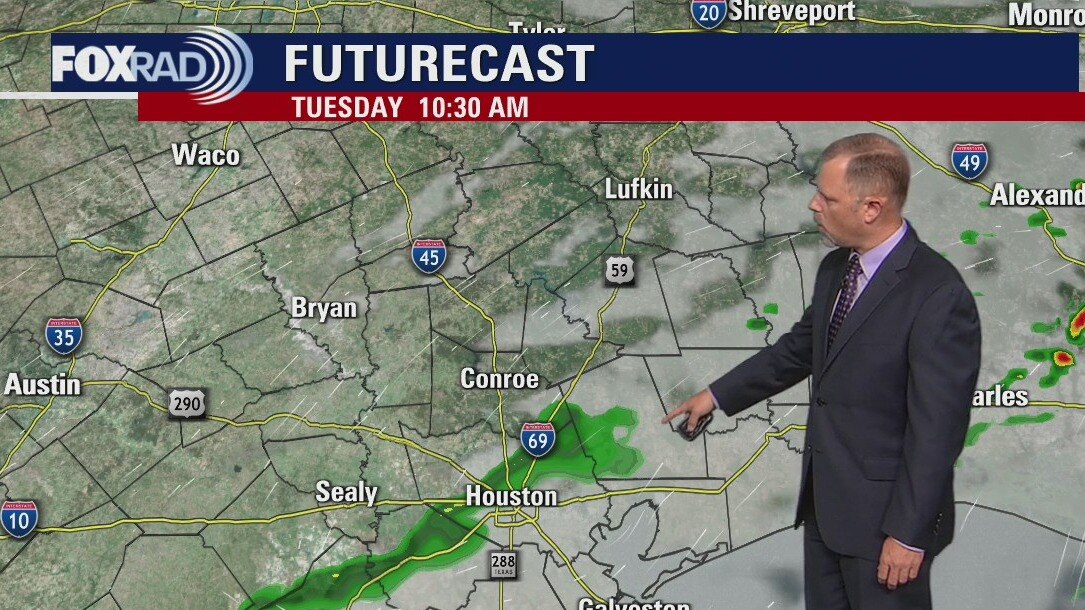 Tuesday morning weather forecast