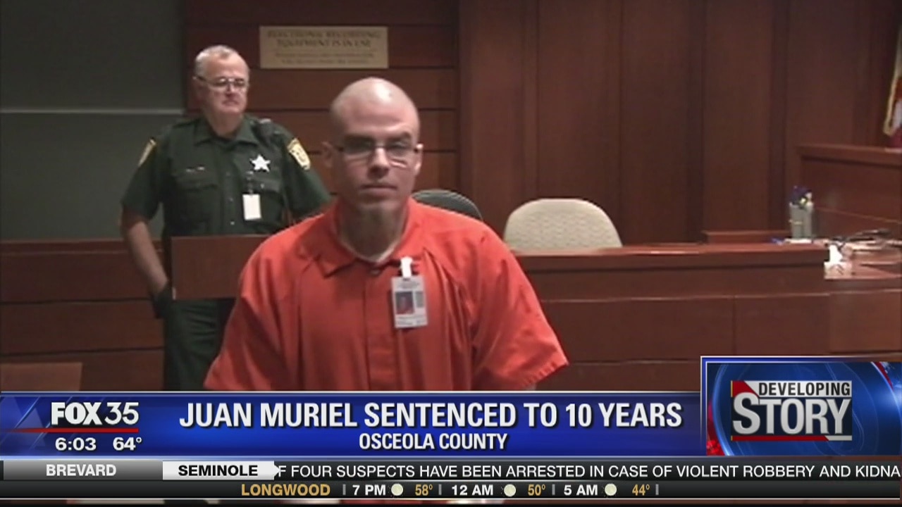 Juan Muriel sentenced to 10 years